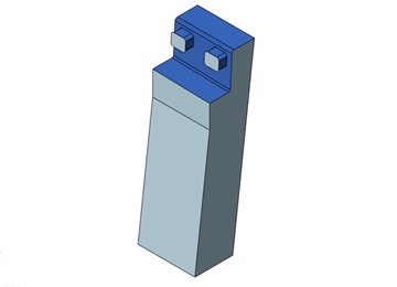 实例教程32：6163银河3D设计汽车塑料零件模具3-斜顶型芯镶件